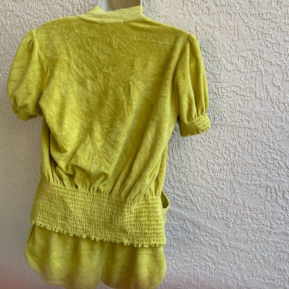 BEBE TRACK SUIT SHORT SET SZ M VINTAGE LOGO RARE SET USA - Picture 9 of 13